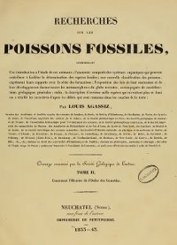 RECHERCHES SUR LES POISSONS FOSSILES, LOUIS AGASSIZ, 1835 - 1845, Vol. 3